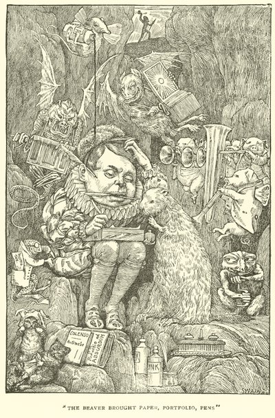 Die Jagd auf den Snark von Henry Holiday