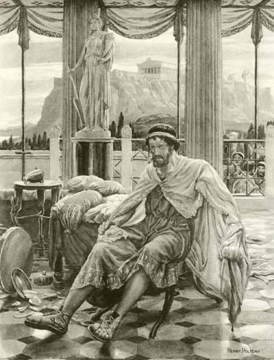 Timon von Athen (Gravur) von Henry Holiday