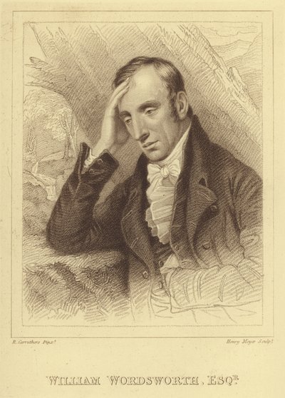 Porträt von William Wordsworth von Henry Hoppner after Meyer