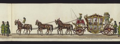 Teil der Panoramadarstellung des gesamten Trauerzugs von Arthur, Herzog von Wellington von Henry Jr and Sala Alken