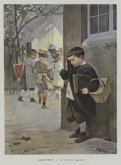 En Retenue von Henry Jules Jean (after) Geoffroy