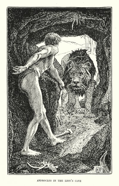 Androklus in der Höhle des Löwen von Henry Justice Ford