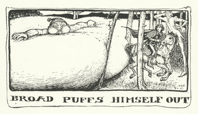 Broad bläst sich auf (Gravur) von Henry Justice Ford