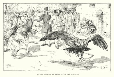 Dumas kommt mit seinen Geiern in Stora an von Henry Justice Ford