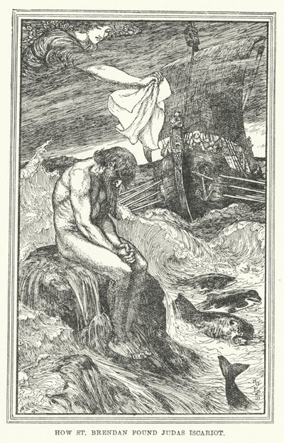 Wie St. Brendan Judas Iskariot fand von Henry Justice Ford