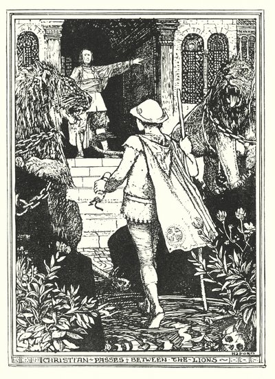 Illustration für Die Pilgerreise von John Bunyan von Henry Justice Ford
