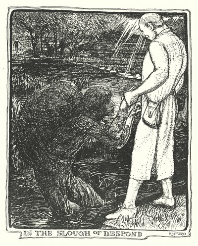 Illustration für "Die Pilgerreise" von John Bunyan von Henry Justice Ford
