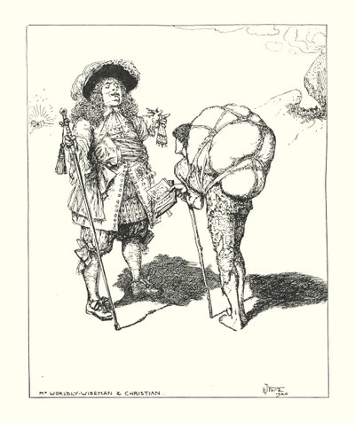 Illustration zu Pilgerreise von John Bunyan von Henry Justice Ford