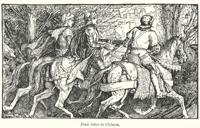 Joan reitet nach Chinon von Henry Justice Ford
