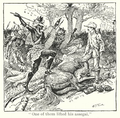 "Einer von ihnen hob seinen Assegai" von Henry Justice Ford