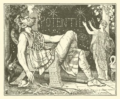 Prinz Narziss und Prinzessin Potentilla (Gravur) von Henry Justice Ford