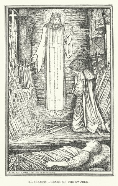 St. Franziskus träumt von den Schwertern von Henry Justice Ford