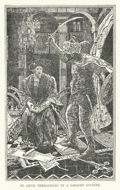 St. Louis wird von einem Sarazenenkrieger bedroht von Henry Justice Ford
