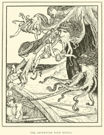 Das Abenteuer mit Scylla von Henry Justice Ford