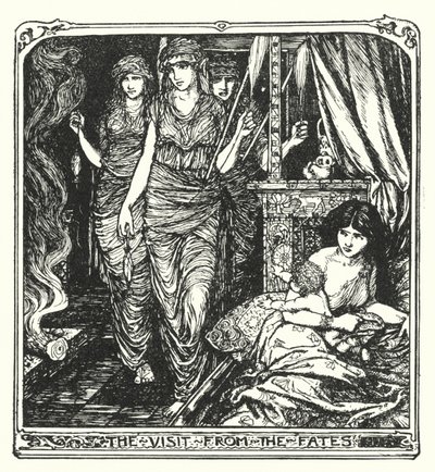 Der Besuch der Schicksalsgöttinnen von Henry Justice Ford