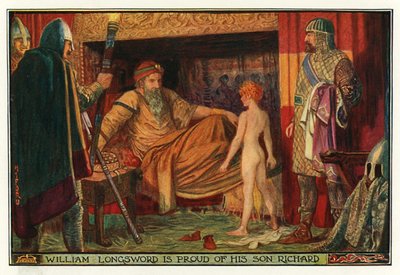 William Longsword ist stolz auf seinen Sohn Richard von Henry Justice Ford