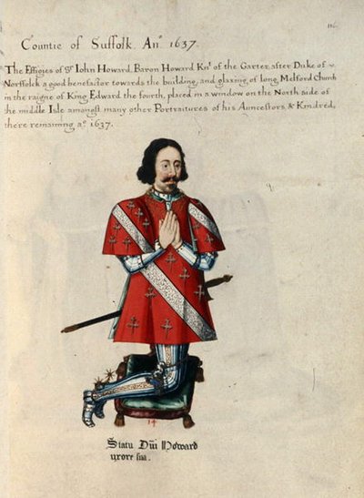 Sir John Howard, Baron Howard, Ritter des Hosenbandordens von Henry Lilly