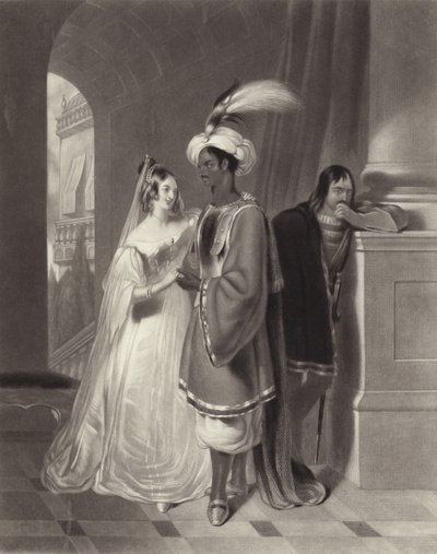 Othello und Desdemona von Henry Liverseege