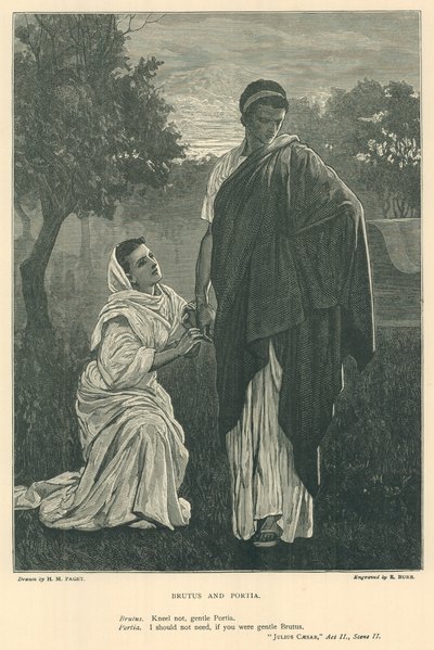 Illustration für Julius Caesar von Henry Marriott Paget