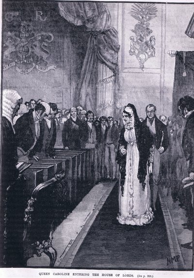 Königin Caroline betritt das House of Lords von Henry Marriott Paget