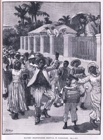 Sklavenemanzipationsfest in Barbados 1834 von Henry Marriott Paget