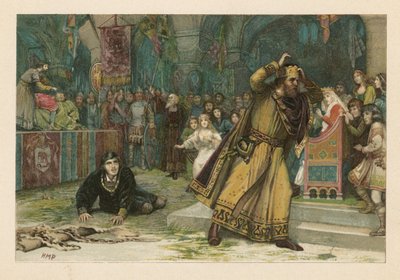 Die Theaterszene aus Hamlet von Henry Marriott Paget