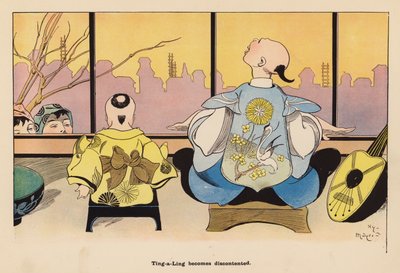 Illustration für Die Abenteuer einer japanischen Puppe von Henry Mayer