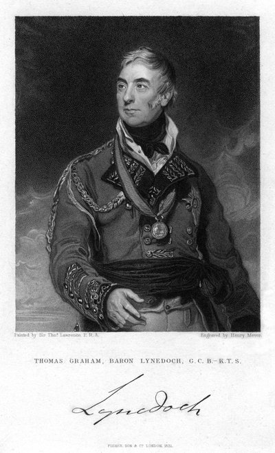 Porträt von Thomas Graham, 1. Baron Lynedoch, schottischer Politiker und Soldat, 1831 von Henry Meyer