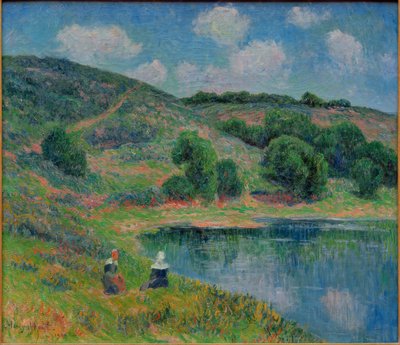 Lande de Saint-Guinole bei Pont-Aven von Henry Moret
