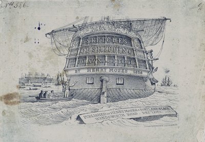 Umschlag für Henry Mosess Sketches of Shipping von Henry Moses
