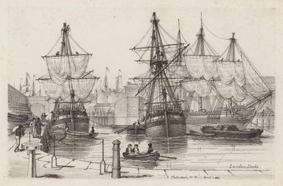 Londoner Docks von Henry Moses