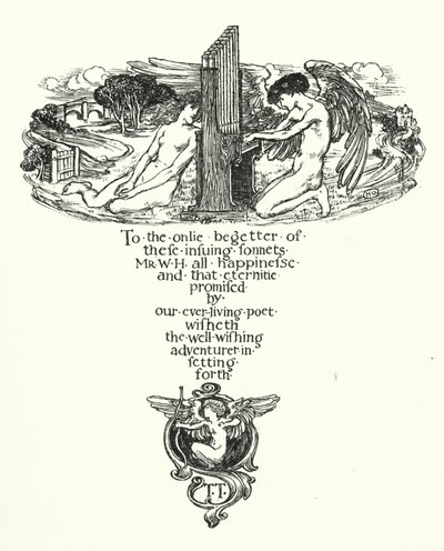 Shakespeares Sonette, Widmung von Henry Ospovat