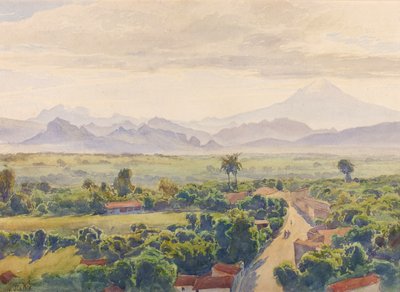 Ansicht von Cuernavaca, spätes 19. - frühes 20. Jahrhundert von Henry Otto Wix
