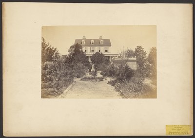 Herrenhaus von John E. Seabrook, vom Garten aus. Edisto Island, South Carolina von Henry P. Moore