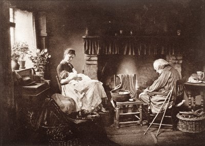 Morgendämmerung & Sonnenuntergang von Henry Peach Robinson