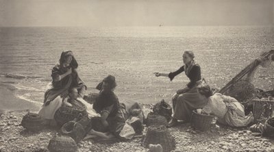 Klatsch am Strand von Henry Peach Robinson