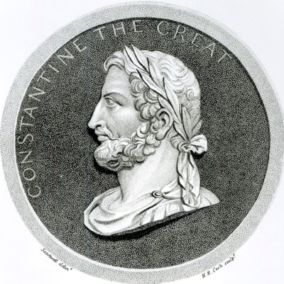 Porträt von Konstantin dem Großen, aus 