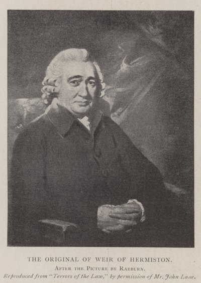 Das Original von Weir of Hermiston von Henry Raeburn