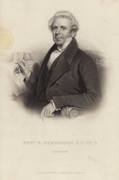 Reverend Ebenezer Henderson von Henry Room
