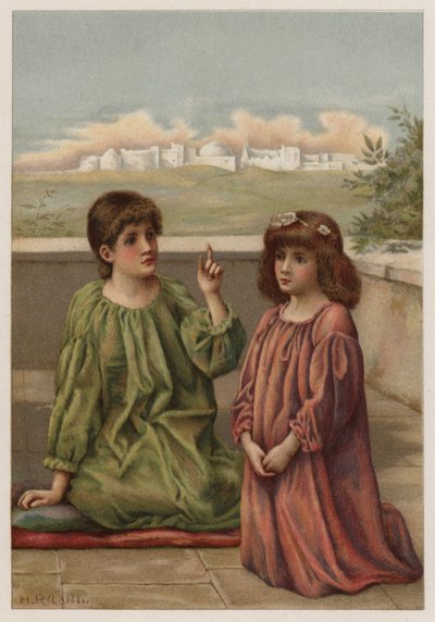 Lauschende Engel von Henry Ryland