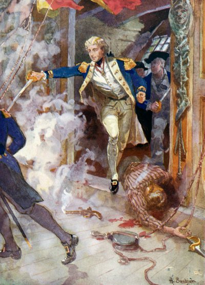 Die Schlacht von St. Vincent von Henry Sandham