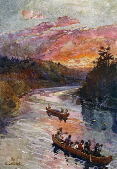 Reisen auf Süßwasser von Henry Sandham