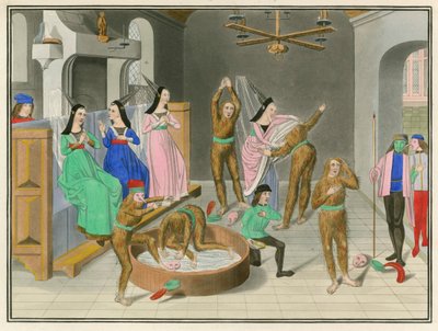 Maskerade von Karl VI. von Frankreich, Ende des 15. Jahrhunderts von Henry Shaw