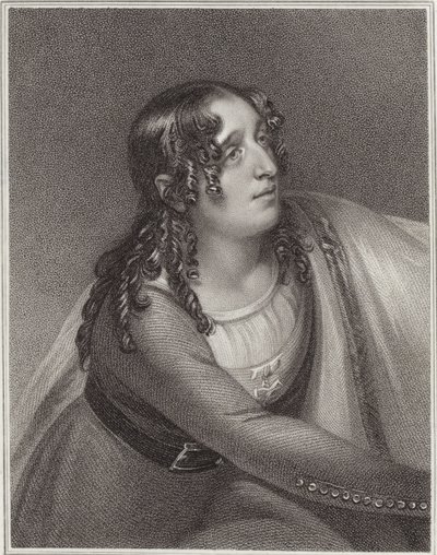 Miss Duncan in der Rolle der Florence in The Curfew von Henry Singleton