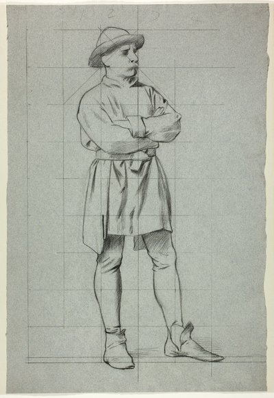 Mann mit verschränkten Armen von Henry Stacy Marks