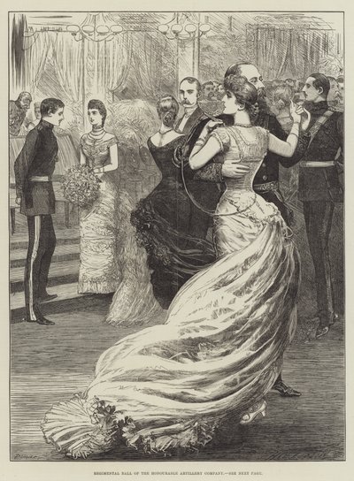 Regimentsball der Honourable Artillery Company von Henry Stephen Ludlow