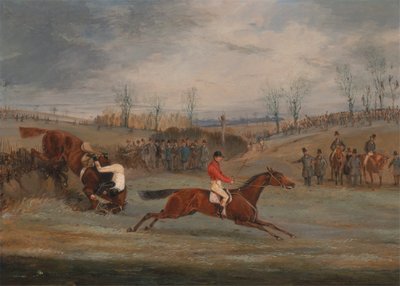 Szenen von einem Hindernisrennen: Nahe dem Ziel von Henry Thomas Alken