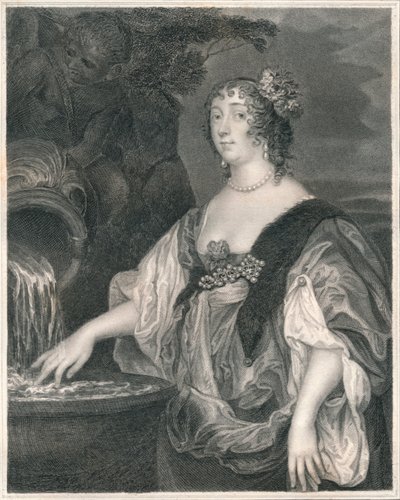 Lucy Percy, Gräfin von Carlisle, ca. 1635-1637 von Henry Thomas Ryall