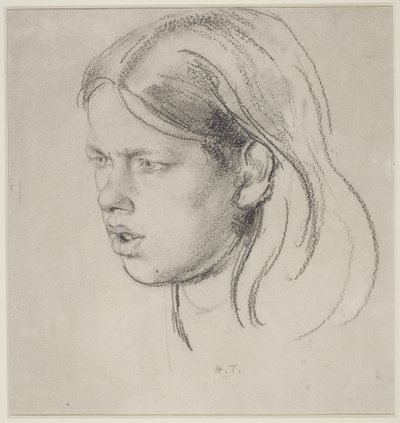 Kopf eines Mädchens von Henry Tonks