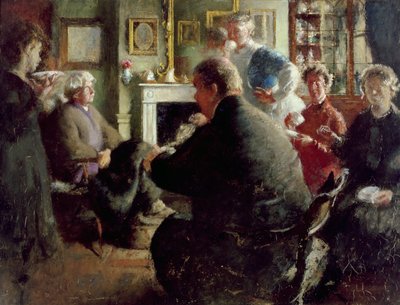 Steer zu Hause, 109 Cheyne Walk (an Heiligabend) ca. 1929-30 von Henry Tonks
